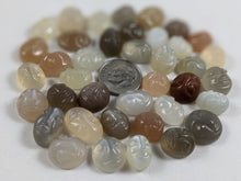 Load image into Gallery viewer, Sri Lanka Moonstone Carved Face Cabochons