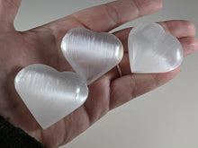 Load image into Gallery viewer, Selenite Satin Spar Puffy Hearts