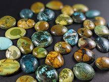 Load image into Gallery viewer, Tibetan Turquoise Cabochons