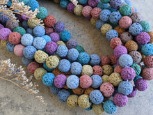 Load image into Gallery viewer, Lava (Rainbow) Round Beads - 10mm