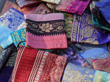 Load image into Gallery viewer, Silk Sari Drawstring Bags