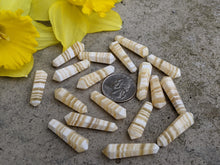 Load image into Gallery viewer, Banded Yellow Calcite Double Terminated Points