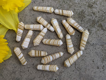 Load image into Gallery viewer, Banded Yellow Calcite Double Terminated Points