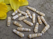 Load image into Gallery viewer, Banded Yellow Calcite Double Terminated Points