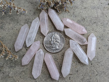 Load image into Gallery viewer, Rose Quartz Double Terminated Points