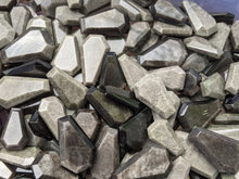 Load image into Gallery viewer, Clearance Silver Sheen Obsidian Coffins