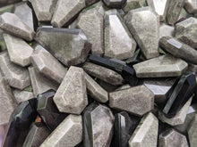 Load image into Gallery viewer, Clearance Silver Sheen Obsidian Coffins