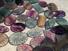 Load image into Gallery viewer, Closeout Fluorite Carved Cabochons
