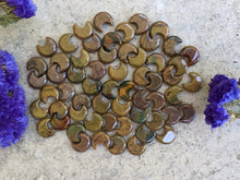 Load image into Gallery viewer, Bloodstone Crescent Moon Bead