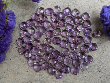 Load image into Gallery viewer, Amethyst Cushion (Square) Rose Cuts - 7mm