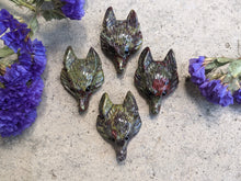 Load image into Gallery viewer, Dragon's Blood Jasper Wolf Pendant