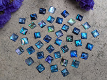 Load image into Gallery viewer, Abalone Square Cabochons - 6mm