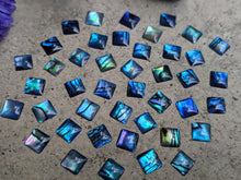 Load image into Gallery viewer, Abalone Square Cabochons - 6mm