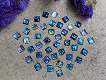 Load image into Gallery viewer, Abalone Square Cabochons - 6mm