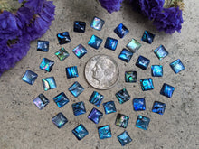Load image into Gallery viewer, Abalone Square Cabochons - 6mm