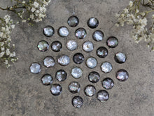 Load image into Gallery viewer, Black Lip Mother of Pearl Rose Cut Cabochons