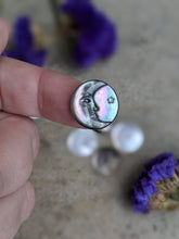 Load image into Gallery viewer, Mother of Pearl Carved Moon Cabochons