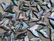 Load image into Gallery viewer, Black Lip Mother of Pearl Mermaid Tails