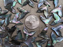 Load image into Gallery viewer, Black Lip Mother of Pearl Mermaid Tails