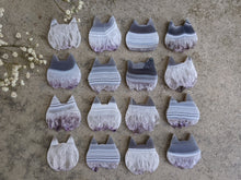 Load image into Gallery viewer, Amethyst and Agate Cat Heads