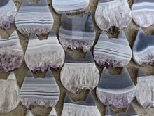 Load image into Gallery viewer, Amethyst and Agate Cat Heads