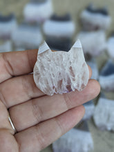 Load image into Gallery viewer, Amethyst and Agate Cat Heads