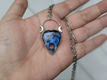 Load image into Gallery viewer, Handmade Labradorite Planchette Pendant
