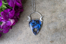 Load image into Gallery viewer, Handmade Labradorite Planchette Pendant