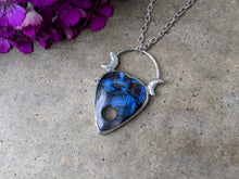 Load image into Gallery viewer, Handmade Labradorite Planchette Pendant