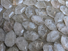 Load image into Gallery viewer, Quartz Faceted Pentagon Cabochons