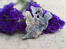 Load image into Gallery viewer, Chalcedony Rosette Druzy Ghosts