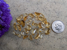 Load image into Gallery viewer, Citrine Half Moon Facets