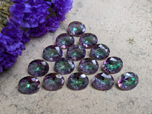 Load image into Gallery viewer, Mystic Quartz Oval Facets - 10x12mm