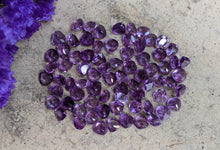 Load image into Gallery viewer, Amethyst Wide Teardrop Facets - 8mm