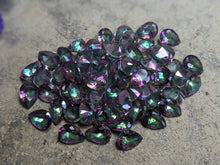 Load image into Gallery viewer, Mystic Quartz Teardrop Facets - 6x8mm