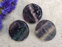 Load image into Gallery viewer, Fluorite Carved Kitsune Fox Pendant