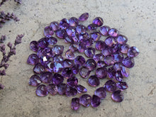 Load image into Gallery viewer, Amethyst Wide Teardrop Facets - 6mm