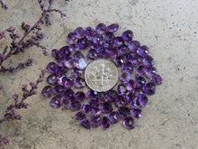 Load image into Gallery viewer, Amethyst Wide Teardrop Facets - 6mm