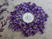 Load image into Gallery viewer, Amethyst Wide Teardrop Facets - 6mm