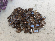 Load image into Gallery viewer, Smoky Quartz Fancy Half Moon Facets