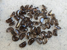 Load image into Gallery viewer, Smoky Quartz Fancy Half Moon Facets