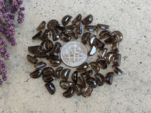 Load image into Gallery viewer, Smoky Quartz Fancy Half Moon Facets