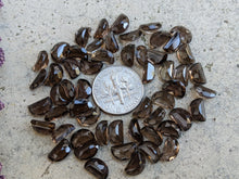 Load image into Gallery viewer, Smoky Quartz Fancy Half Moon Facets