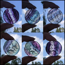 Load image into Gallery viewer, Fluorite Carved Kitsune Fox Pendant