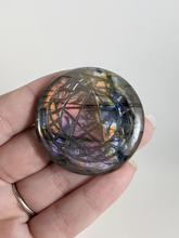 Load image into Gallery viewer, Labradorite Pentacle Cabochon