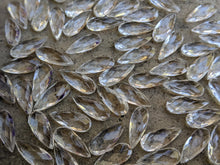 Load image into Gallery viewer, Clear Quartz Rose Cut Teardrops - 6x15mm