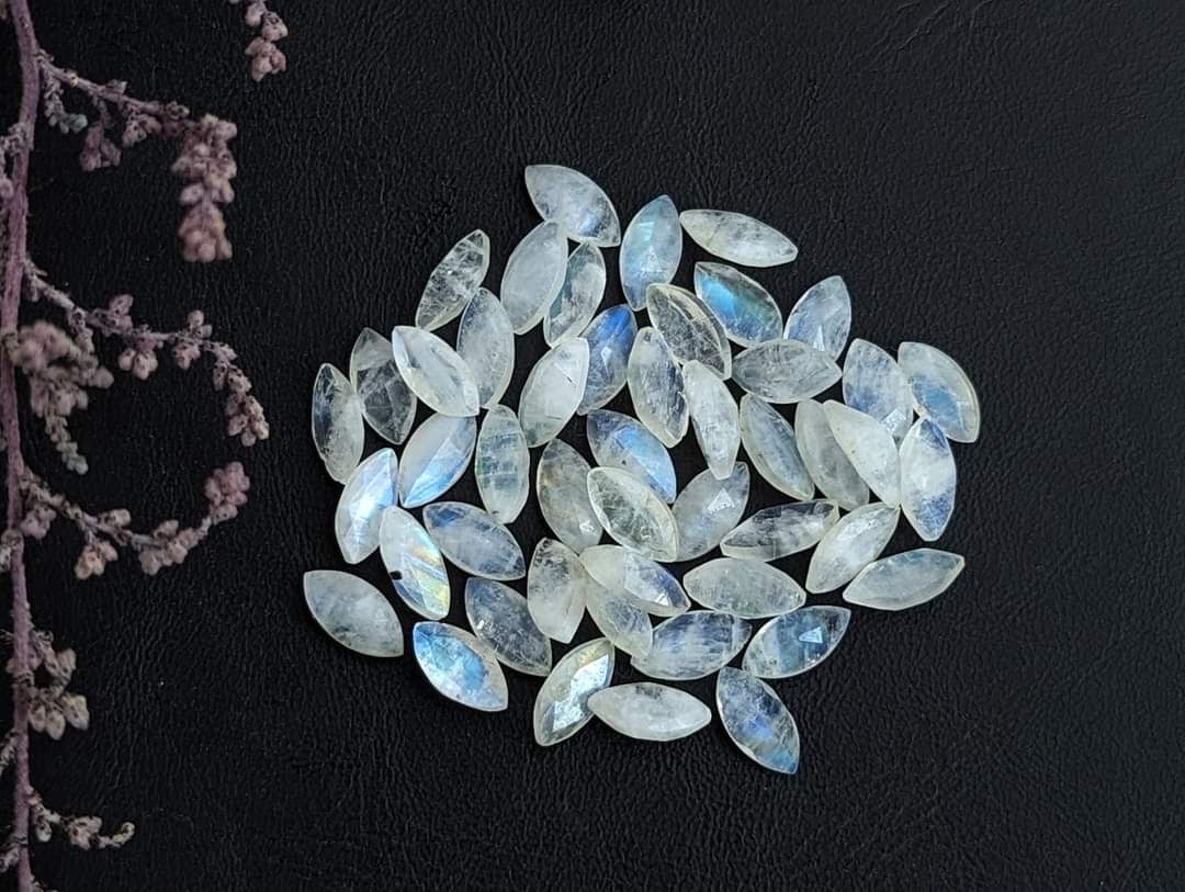 Moonstone Marquise Facets - 5x10mm