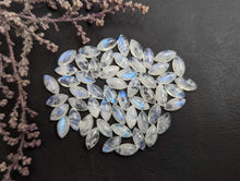 Load image into Gallery viewer, Moonstone Marquise Cabochons - 4x8mm
