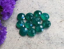 Load image into Gallery viewer, Green Onyx Round Rose Cuts - 9mm
