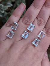 Load image into Gallery viewer, Clear Quartz Rose Cut Baguette / Rectangle Facets - 8x10mm
